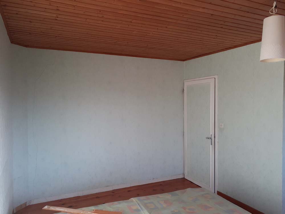 Avant — Chambre peinture murale Annecy