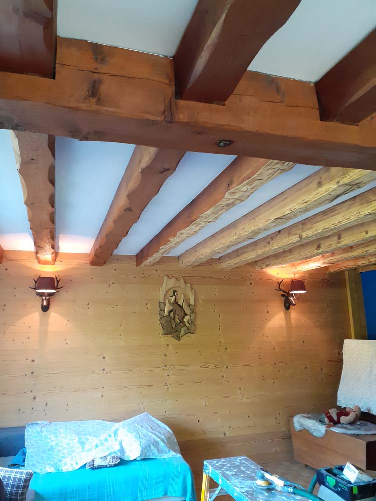 Décapage boiserie volets Annecy