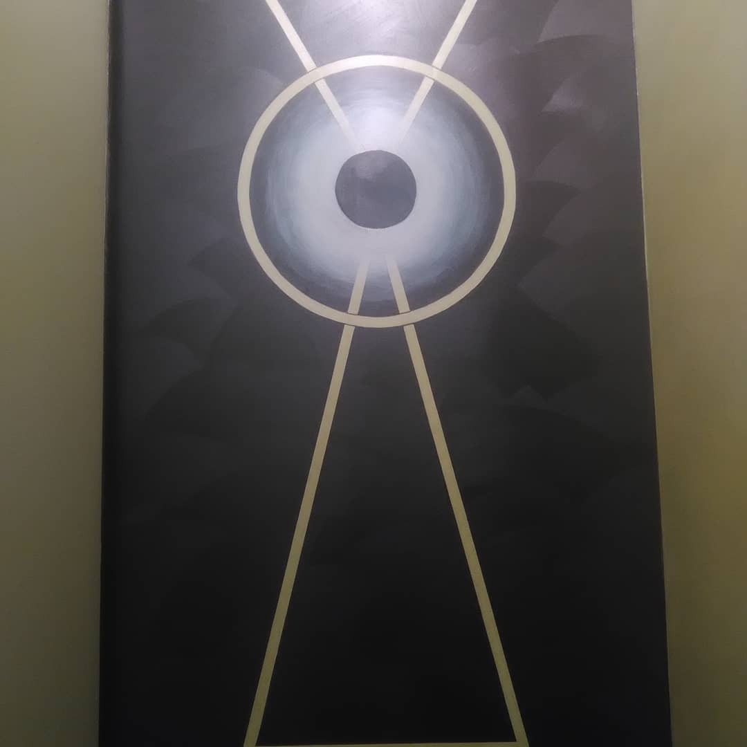 Peinture métallisée inspiration Kandinsky - Décoration intérieure Annecy Chrom Habitat