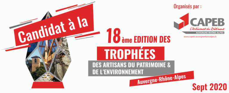 Bannière Trophées du Patrimoine CAPEB