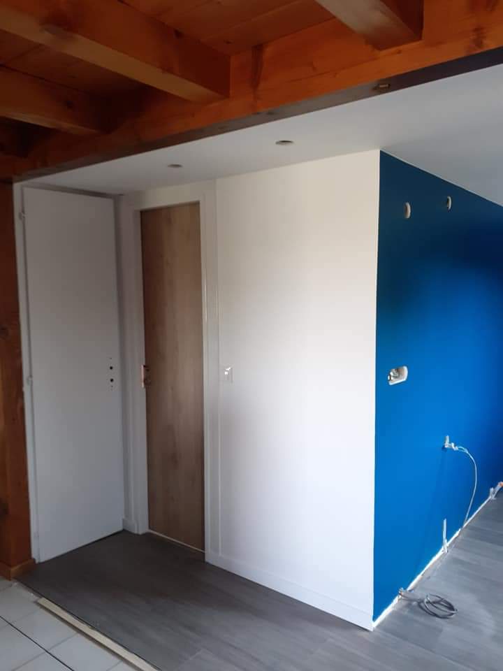 Pose placo après travaux faux plafond Annecy